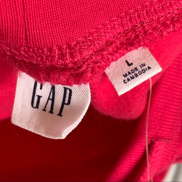 NWT Gap Logo Fleece Pants NWT Size Large Reg / Gap Pink Pants / Pink Soft Pants. - Picture 6 of 14